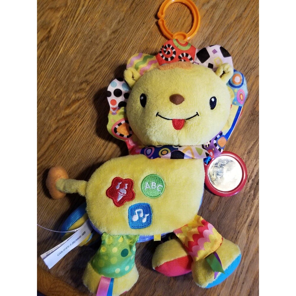 vtech crinkle and roar lion plush learning interactive toy TESTED WORKING